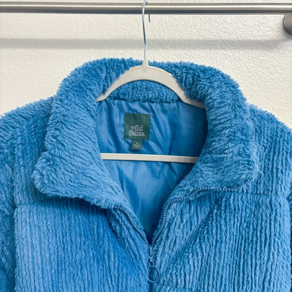 Fuzzy Puffer Jacket - Picture 3 of 5